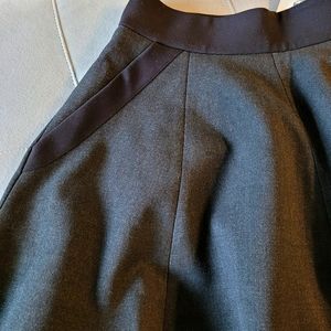 Beautiful A-line Dark Gray Skirt